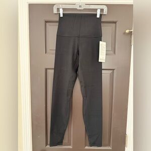 Lululemon SHR Align Super High Rise Leggings Black 6 NWT New 28” inseam